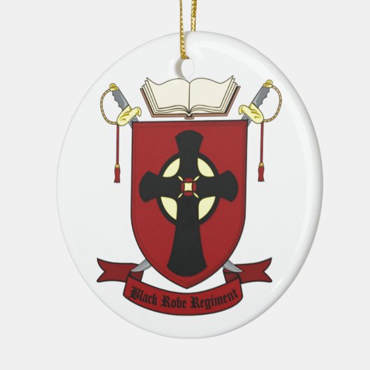 ZWARTE ROBE REGIMENT KERAMISCH ORNAMENT (Links)