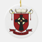 ZWARTE ROBE REGIMENT KERAMISCH ORNAMENT (Achterkant)