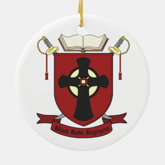 ZWARTE ROBE REGIMENT KERAMISCH ORNAMENT (Achterkant)