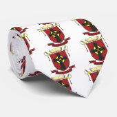 ZWARTE ROBE REGIMENT STROPDAS (Opgerold)