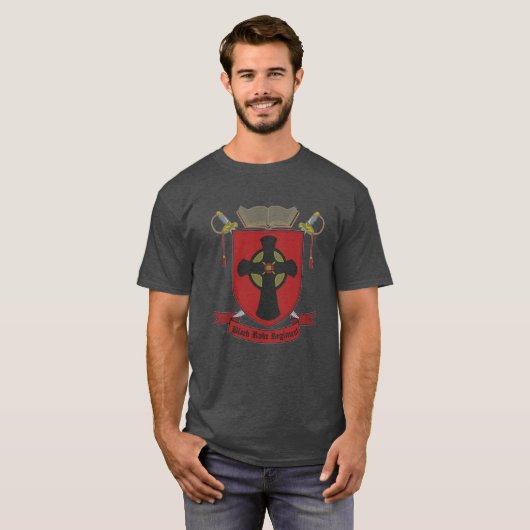 ZWARTE ROBE REGIMENT T-SHIRT (Voorkant volledig)