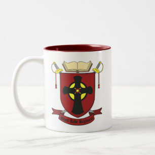ZWARTE ROBE REGIMENT TWEEKLEURIGE KOFFIEMOK