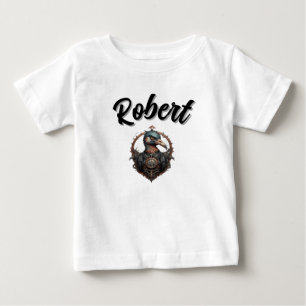 Zwarte Robert Naam Met Steampunk Ibis,