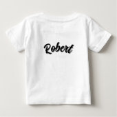 Zwarte Robert Naam Met Steampunk Ibis, (Achterkant)