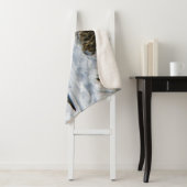 Zwarte Rocky Mountain Magpie sherpa deken (In situ)