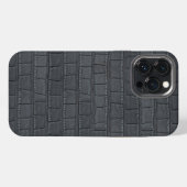 ZWARTE ROCODILE COD.03 iPhone HOESJE (Achterkant horizontaal)