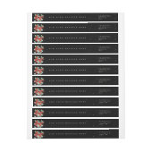 Zwarte rode bessen + Eucalyptus Kerstmis Skinny (Vel)