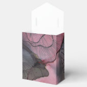 Zwarte rode bessen gunstbox bedankdoosjes (Geopend)