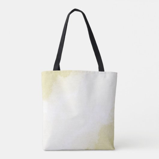 Zwarte rode bloemen gouden bladeren tote bag (Achterkant)