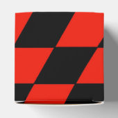 Zwarte & rode doos bedankdoosjes (Bovenkant)