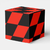 Zwarte & rode doos bedankdoosjes (Achterkant)