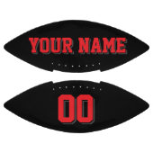 ZWARTE RODE EN CHARCOAL GRIJS Football (Panelen)