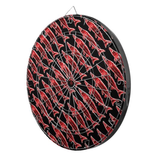 zwarte rode moerassen dartbord (Voorkant Rechts)