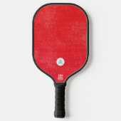 Zwarte Rode Paddle met moderne naam Retro (Achterkant)