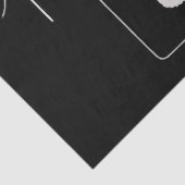 ZWARTE RODE ROSES, ROSEBUDS Art Nouveau Floral Tissuepapier (Detail)