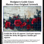 Zwarte Rode Rozen, Verweerde Muur CQ5 Decoupage Tissuepapier