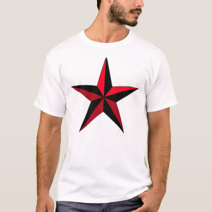 Zwarte & Rode Ster T-shirt