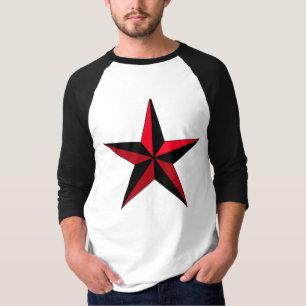 Zwarte & Rode Ster T-shirt