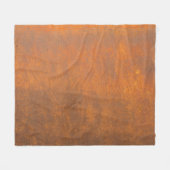 Zwarte roest, metalen textuur close-up. fleece deken (Voorkant (Horizontaal))