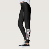 Zwarte rog leggings (Links)