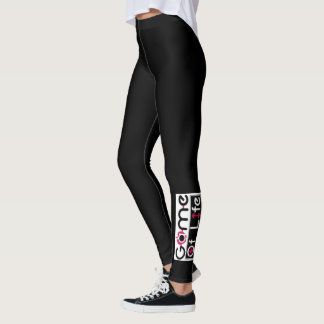 Zwarte rog leggings