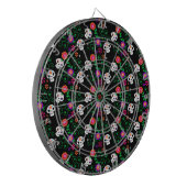 zwarte rok dartbord (Voorkant Links)