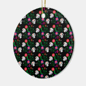 zwarte rok keramisch ornament (Links)