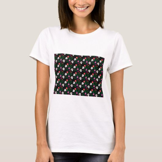 zwarte rok t-shirt (Voorkant)