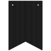 Zwarte & rokerige zwarte smalle verticale strepen vlaggetjes (Tweede vlag)