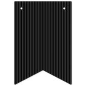 Zwarte & rokerige zwarte smalle verticale strepen vlaggetjes (Derde vlag)