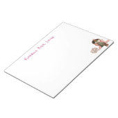 Zwarte Romance Boek Liefhebber Gepersonaliseerd Br Notitieblok (Schuin)