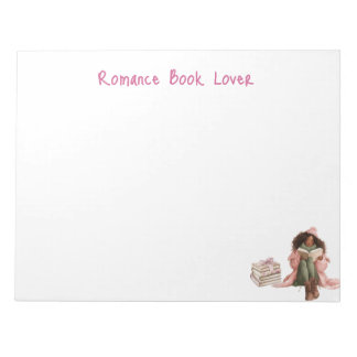 Zwarte Romance Boek Liefhebber Gepersonaliseerd Br Notitieblok