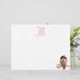 Zwarte Romance boekenliefhebber Gepersonaliseerde  Briefhoofd