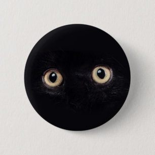 zwarte ronde button 5,7 cm