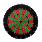 Zwarte Rood- en Groene Dart Board Dartbord (Voorkant)