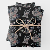 Zwarte roodbaars inpakpapier vel (In situ)