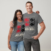 Zwarte roodbaars t-shirt (Unisex)