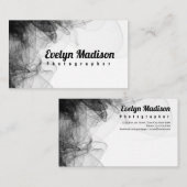 Zwarte rookachtergrond 678 visitekaartje (Voorkant / Achterkant)