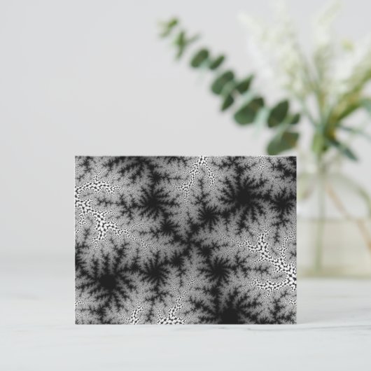 Zwarte-Rookbril Briefkaart (Staand voorkant)