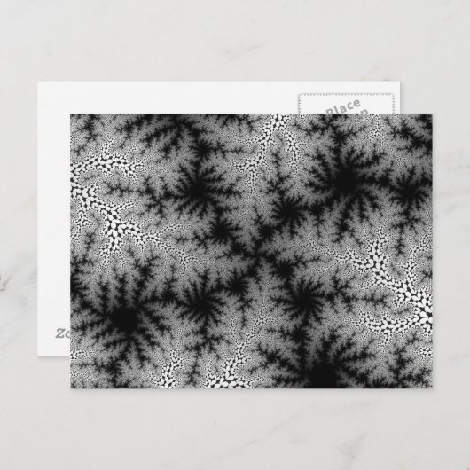 Zwarte-Rookbril Briefkaart (Voorkant / Achterkant)