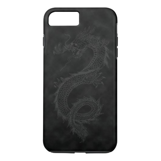  zwarte rookdraak Case-Mate iPhone case (Achterkant)