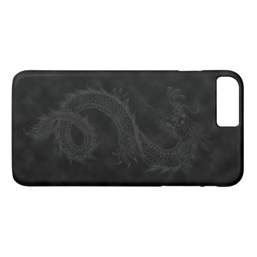  zwarte rookdraak Case-Mate iPhone case (Achterkant (Horizontaal))