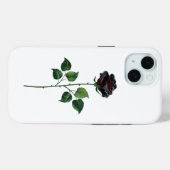 Zwarte roos bloem Case-Mate iPhone case (Achterkant (horizontaal))