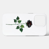 Zwarte roos bloem Case-Mate iPhone case (Achterkant (horizontaal))