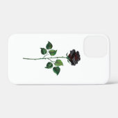 Zwarte roos bloem Case-Mate iPhone case (Achterkant (horizontaal))