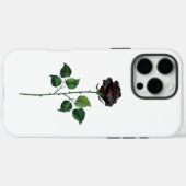 Zwarte roos bloem Case-Mate iPhone case (Achterkant (horizontaal))