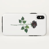 Zwarte roos bloem Case-Mate iPhone case (Achterkant (horizontaal))