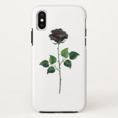Zwarte roos bloem Case-Mate iPhone case (Achterkant)