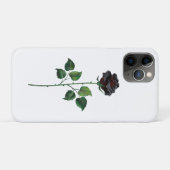 Zwarte roos bloem Case-Mate iPhone case (Achterkant (horizontaal))