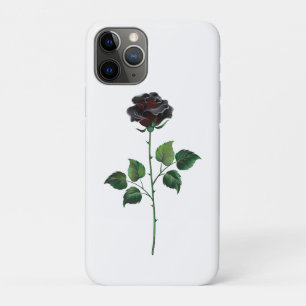 Zwarte roos bloem Case-Mate iPhone case